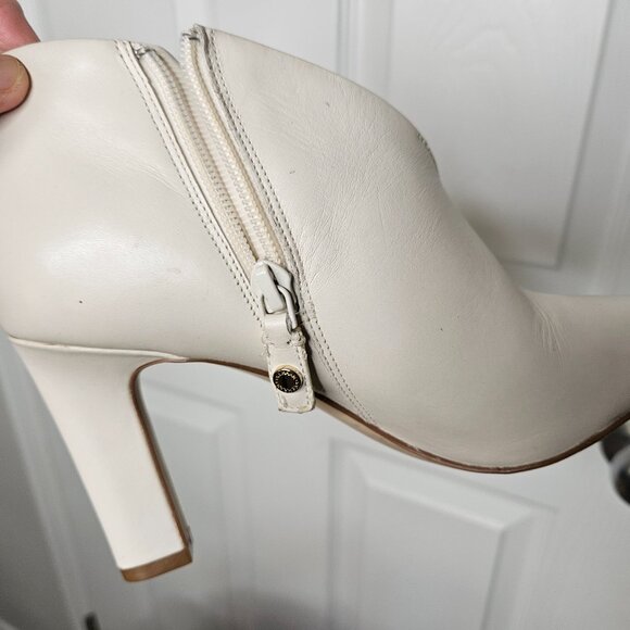 COLE HAAN leather white boots women's size  5 1/2 B - Picture 12 of 16